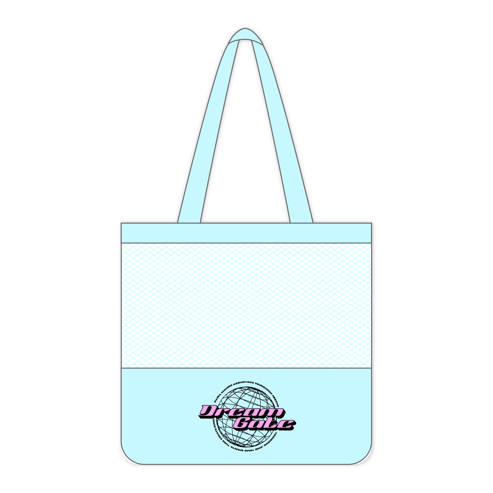 mesh tote bag